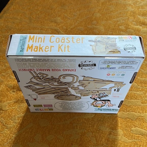 PlayMonster- MARBLEOCITY MINI COASTER MAKER KIT- Wooden STEM Project- NWT - Picture 5 of 5